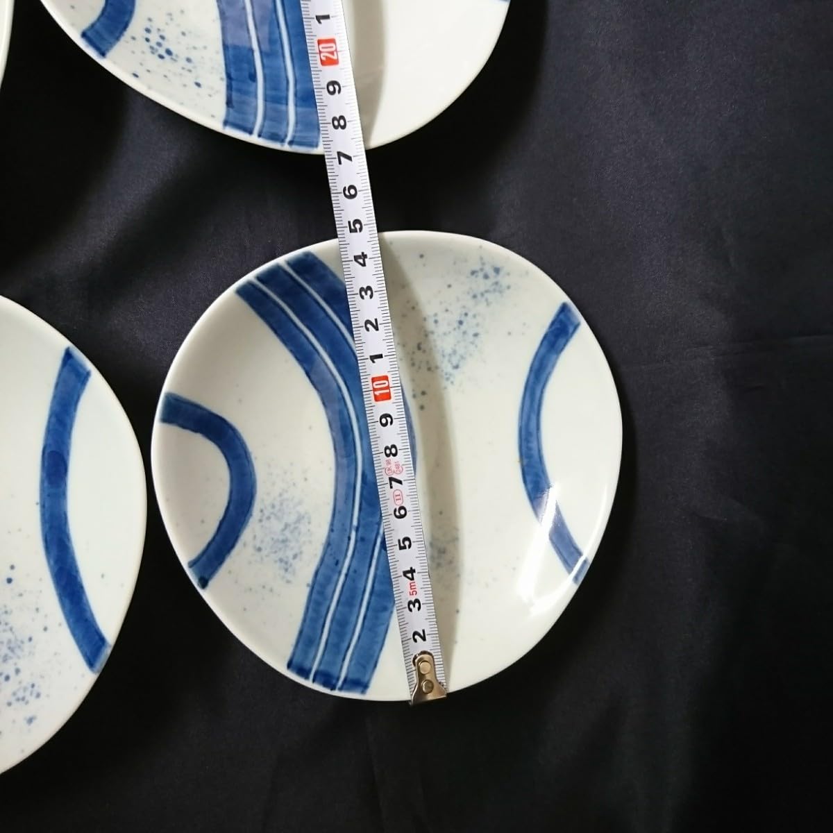 Amazon.co.jp: 有田焼 青蘭窯 小鉢5個 元箱なし 三点脚 小皿 和食器